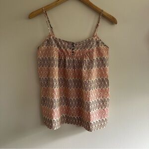 Banana republic printed woven tank